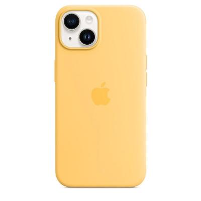 Capa com MagSafe para iPhone 14 Apple, Silicone Aurora 