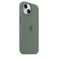Capa com MagSafe para iPhone 15 Pro, Apple, Silicone, Verde-cipreste - 2