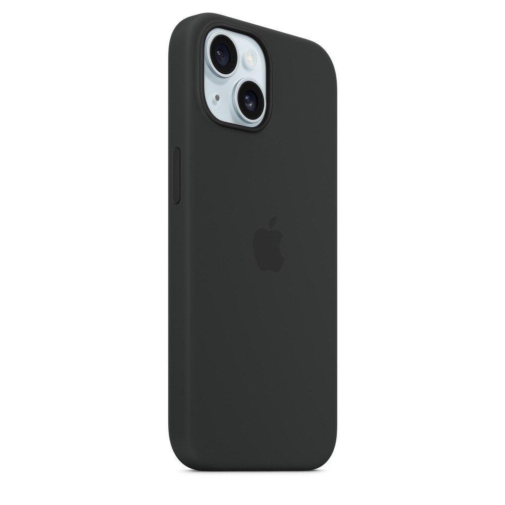 Capa com MagSafe para iPhone 15, Apple, Silicone Preto - 2