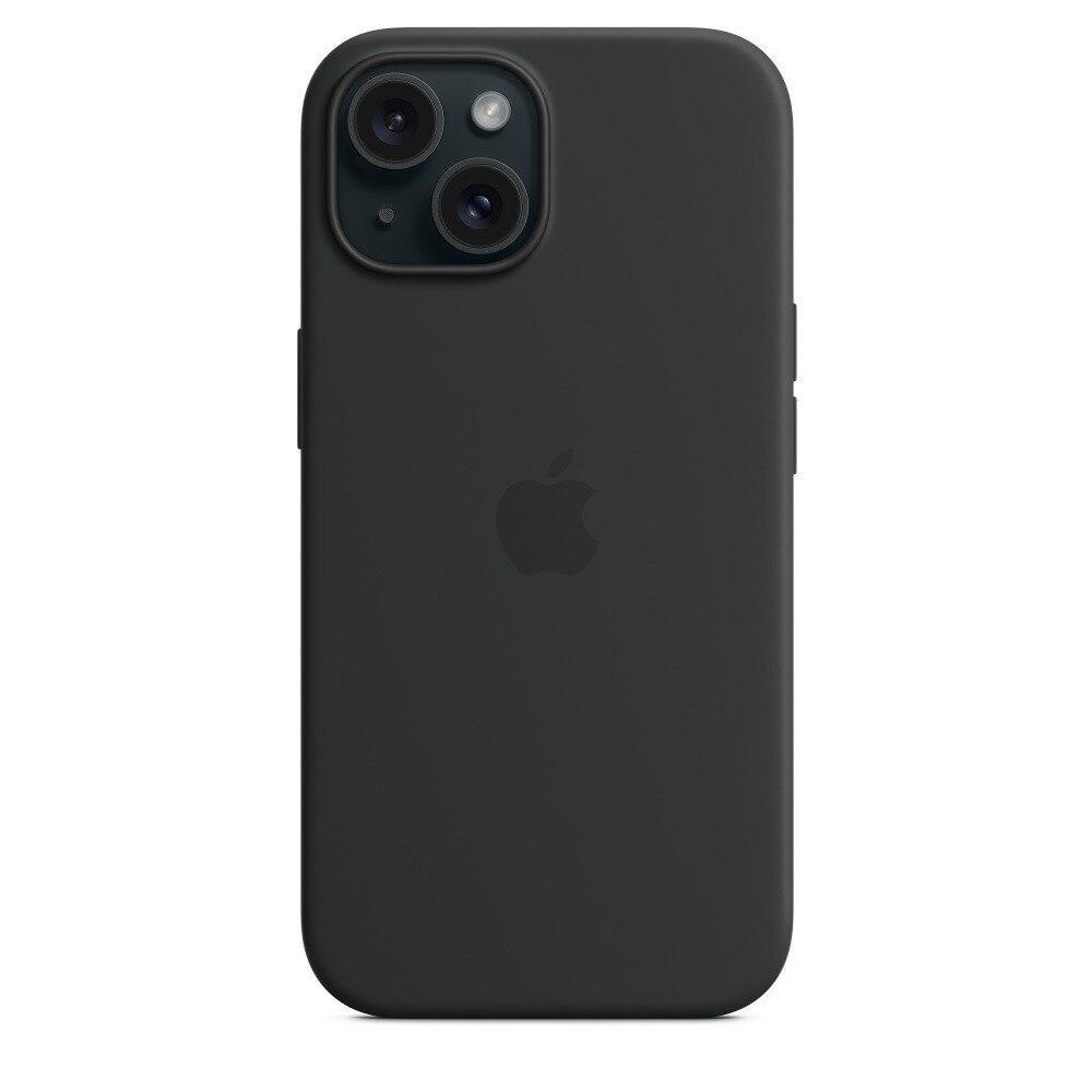Capa com MagSafe para iPhone 15, Apple, Silicone Preto - 4