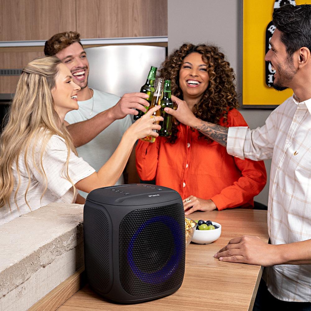 Caixa de Som Bluetooth Connect S50, Originais iPlace, Preto - 4