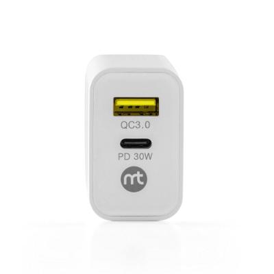 Carregador Universal, Mistertech, USB-C/ USB, 30W, Branco