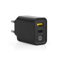 Carregador Universal, Mistertech, USB-C/ USB, 30W, Preto - 1