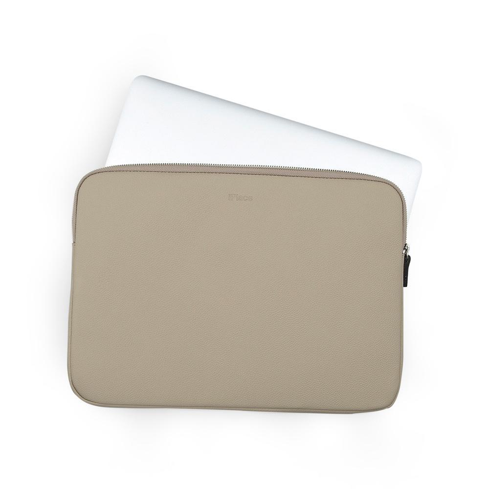 Capa Sleeve Macbook 13,3" iPlace, Linha Pampas Couro Bege  - 3