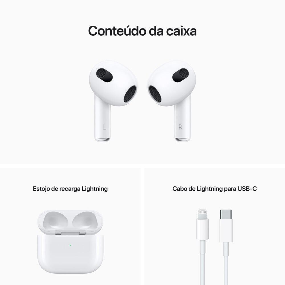 Apple AirPods (3ª geração) com estojo de recarga Lightning - 7
