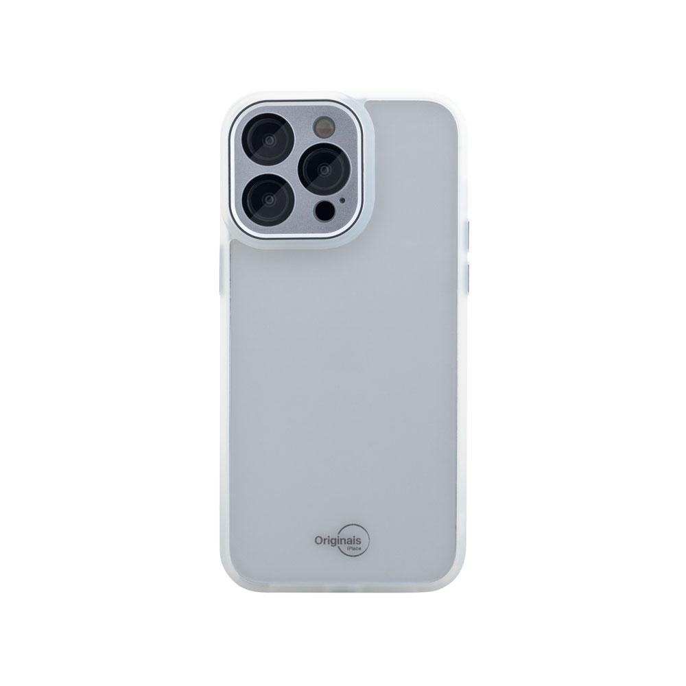 Capa iPhone 15 Pro com Proteção de Câmera, Linha Noronha, Branco - 1