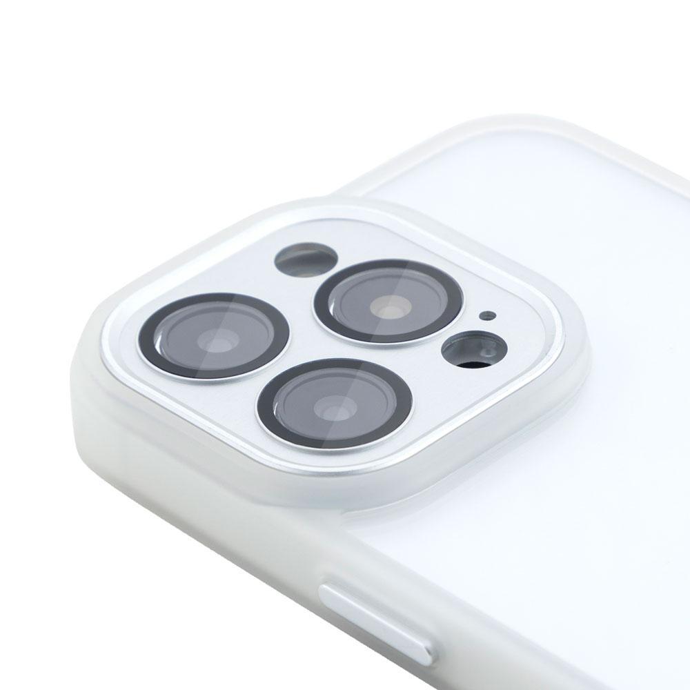 Capa iPhone 15 Pro com Proteção de Câmera, Linha Noronha, Branco - 2