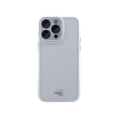Capa iPhone 15 Pro com Proteção de Câmera, Linha Noronha, Branco