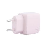 Carregador USB-C/USB, 30W, 2 Portas, Originais iPlace, Rosa