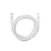 Cabo USB-C para USB-C, 100W Originais iPlace, 1,2 metros - Branco - 3