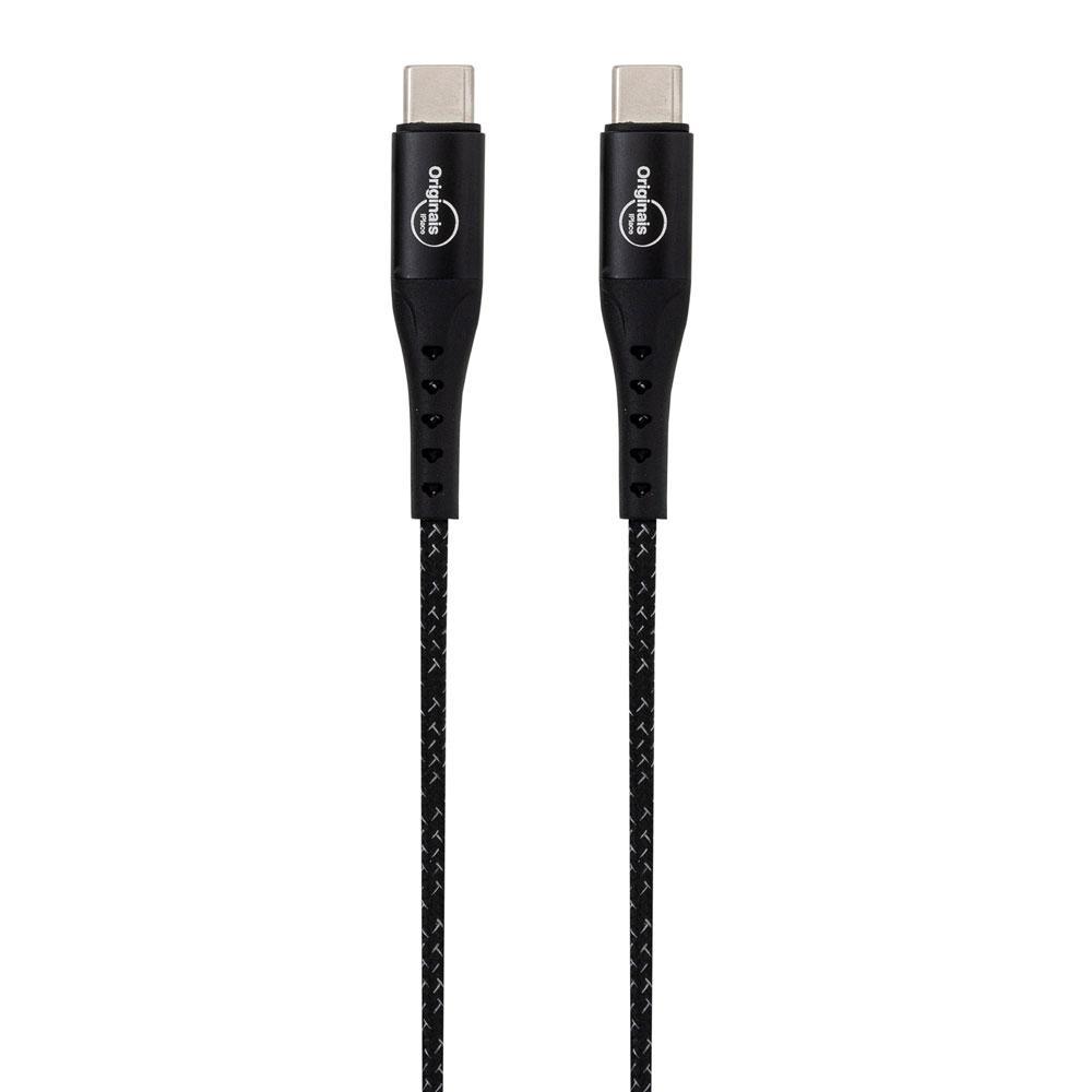 Cabo USB-C para USB-C, 10Gbps, 100W, Linha Sampa, iPlace, 1,2m, Preto - 2