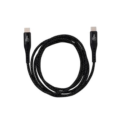Cabo USB-C para USB-C, 10Gbps, 100W, Linha Sampa, iPlace, 1,2m, Preto