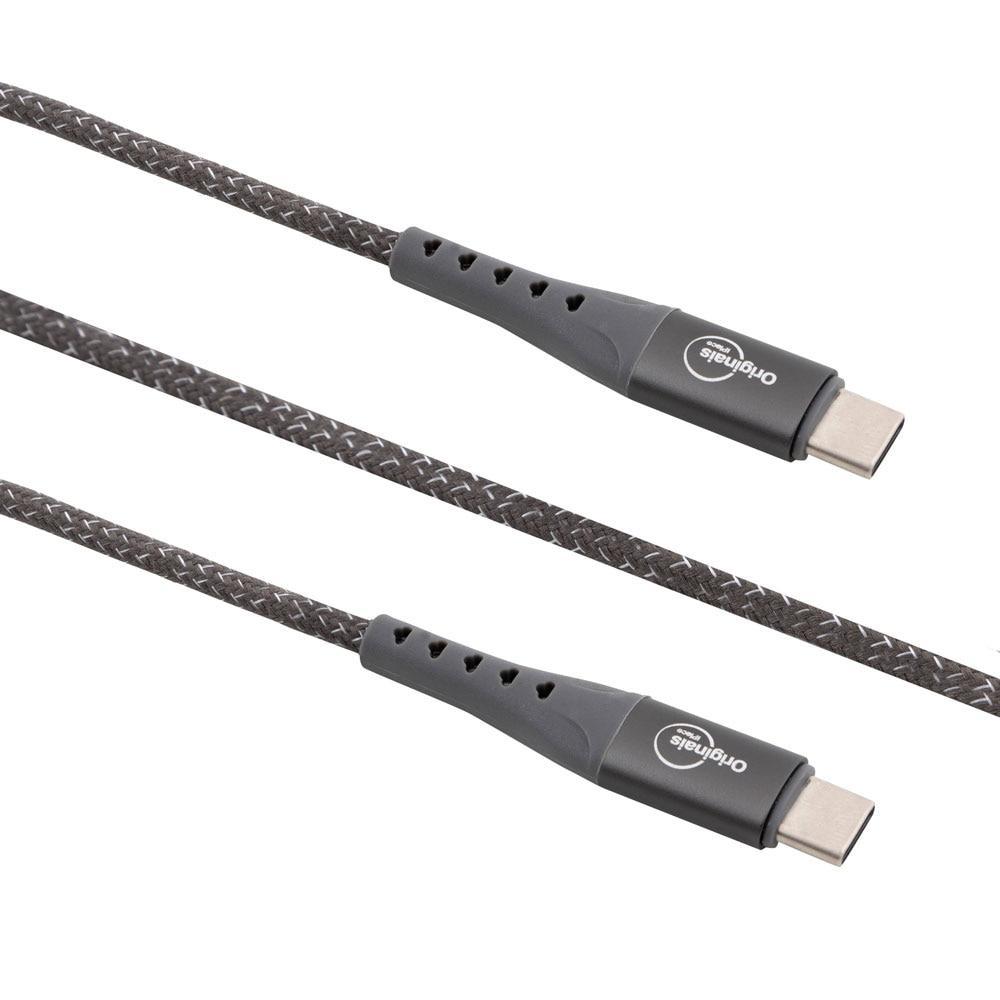 Cabo USB-C para USB-C, 10Gbps, 100W, Linha Sampa, iPlace, 1,2m, Cinza - 2