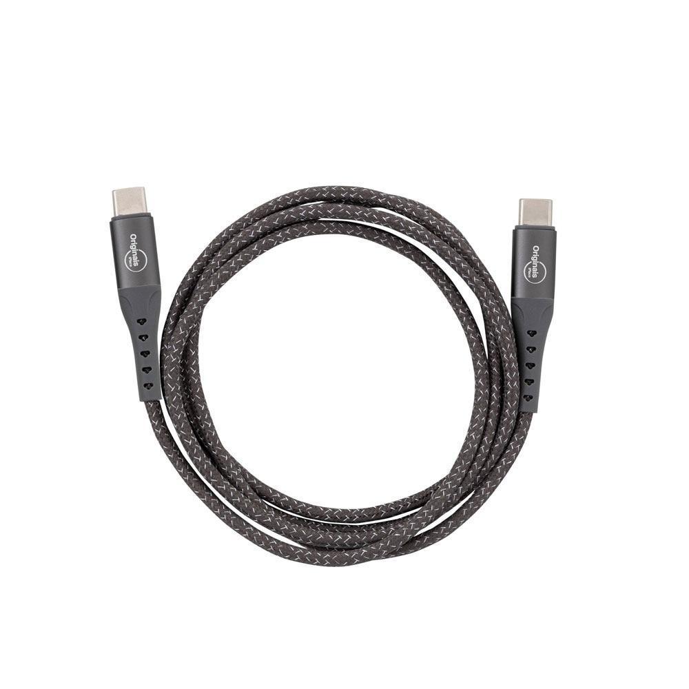 Cabo USB-C para USB-C, 10Gbps, 100W, Linha Sampa, iPlace, 1,2m, Cinza - 3