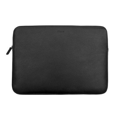 Capa Sleeve Macbook 16" iPlace, Pampas, Couro Preto