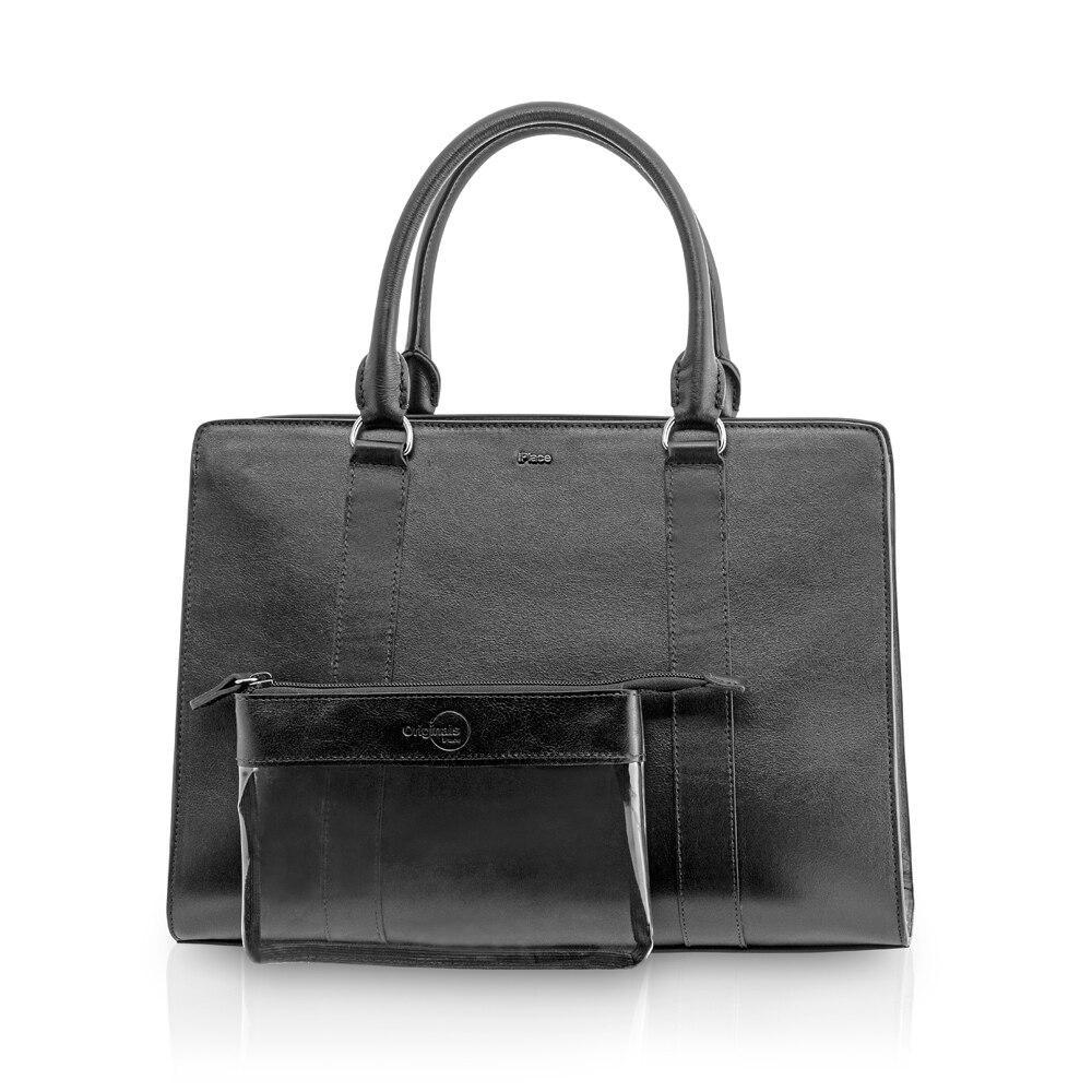 Bolsa de Couro Preto para MacBook, Olivia, Originais iPlace  - 5