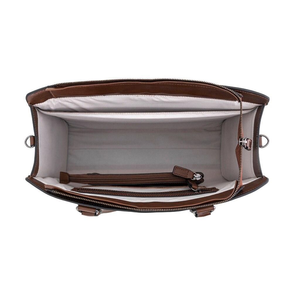 Bolsa de Couro Marrom para MacBook, Olivia, Originais iPlace  - 8