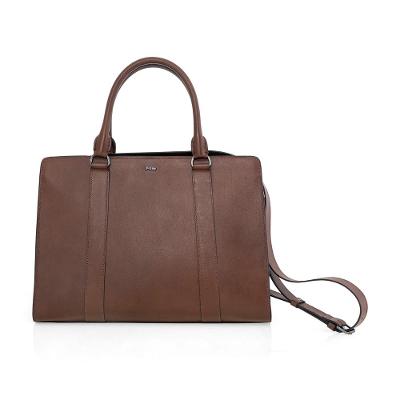 Bolsa de Couro Marrom para MacBook, Olivia, Originais iPlace 