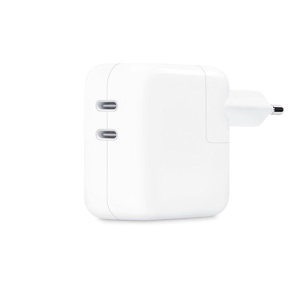 Carregador iPhone, iPad, MacBook, Apple Watch, Apple Vision, AirPods, Apple 35W - USB-C- Duas Portas  - 1