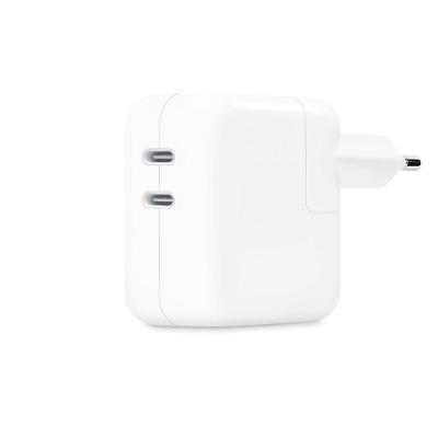 Carregador iPhone, iPad, MacBook, Apple Watch, Apple Vision, AirPods, Apple 35W - USB-C- Duas Portas 
