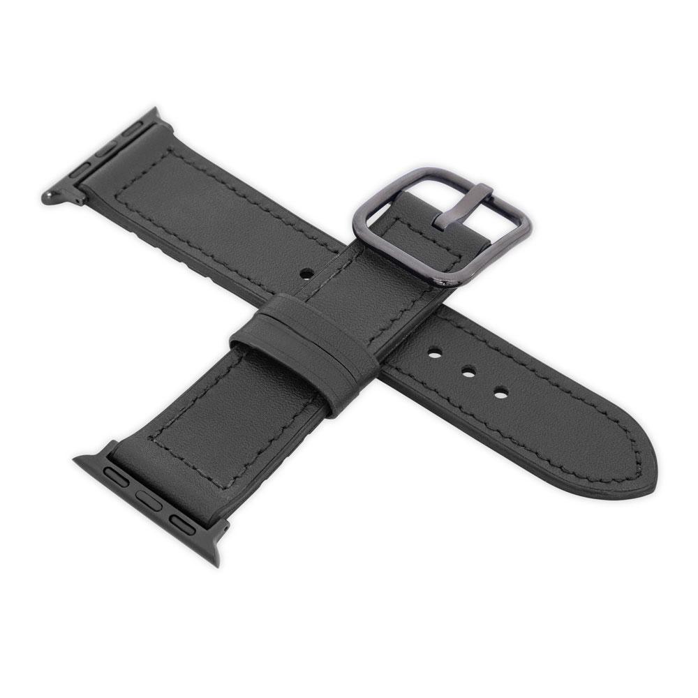 Pulseira Apple Watch 40/41 mm, Couro, Preto, Originais iPlace  - 3