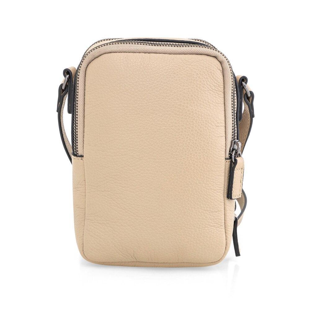 Bolsa de Couro Transversal, Rafa Originais iPlace, Bege - 10