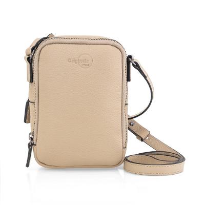 Bolsa de Couro Transversal, Rafa Originais iPlace, Bege