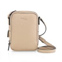 Bolsa de Couro Transversal, Rafa Originais iPlace, Bege - 1