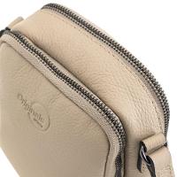 Bolsa de Couro Transversal, Rafa Originais iPlace, Bege - 9