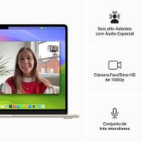 MacBook Air 15", M3, CPU 8 núcleos e GPU 10 núcleos, 16GB RAM, 512GB SSD - Estelar - 6