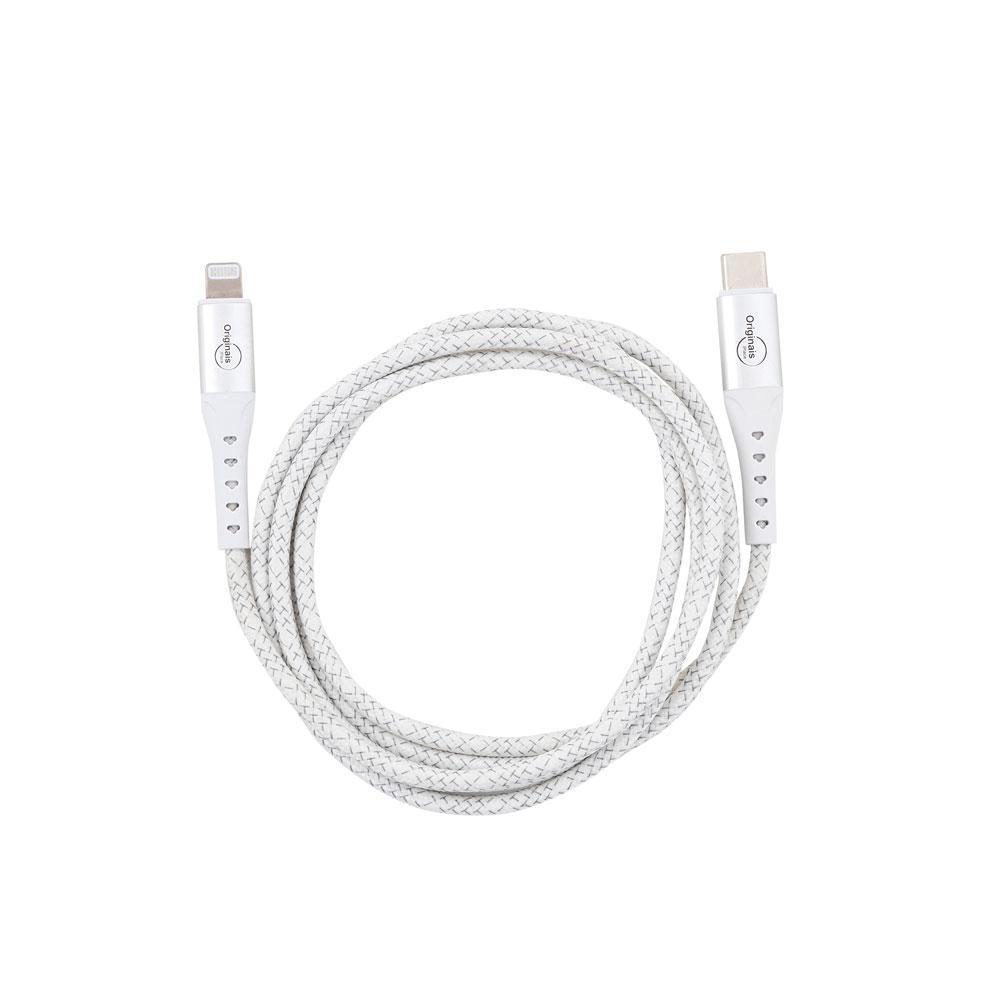 Cabo Lightning para USB-C, 1,2 metros, Linha Sampa, iPlace, Branco - 2