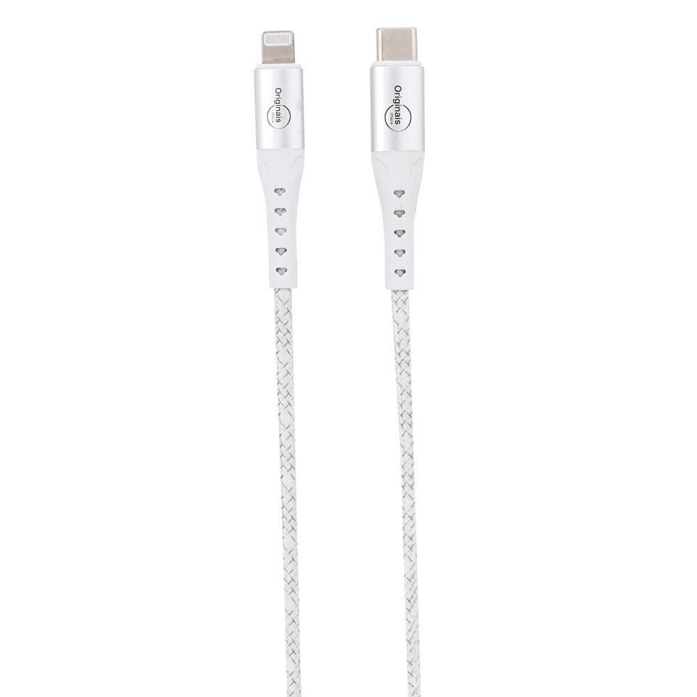 Cabo Lightning para USB-C, 1,2 metros, Linha Sampa, iPlace, Branco - 3