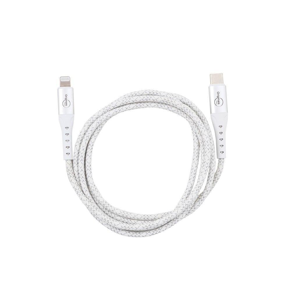 Cabo Lightning para USB-C, 1,2 metros, Linha Sampa, iPlace, Branco - 2