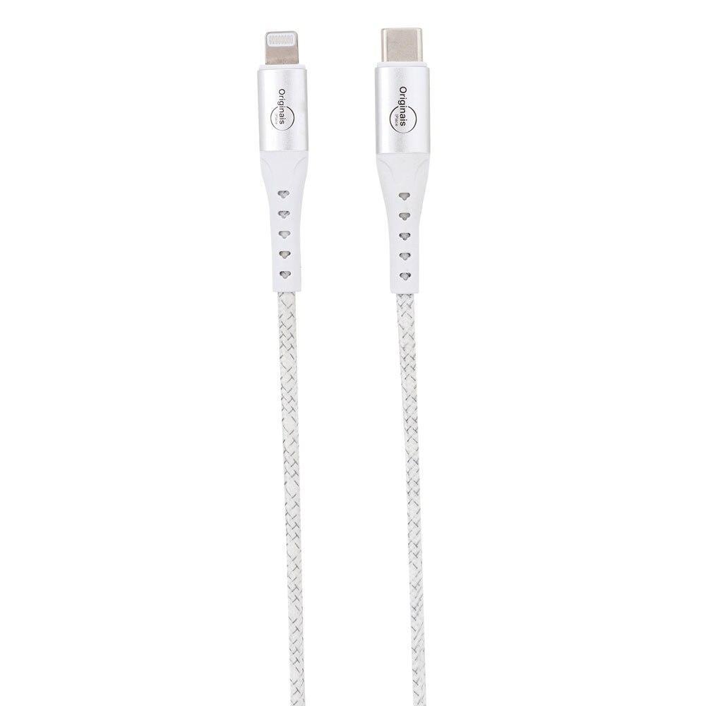 Cabo Lightning para USB-C, 1,2 metros, Linha Sampa, iPlace, Branco - 3