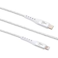 Cabo Lightning para USB-C, 1,2 metros, Linha Sampa, iPlace, Branco - 1