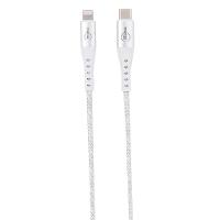 Cabo Lightning para USB-C, 1,2 metros, Linha Sampa, iPlace, Branco - 3