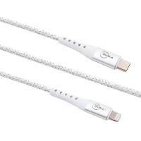 Cabo Lightning para USB-C, 1,2 metros, Linha Sampa, iPlace, Branco - 1