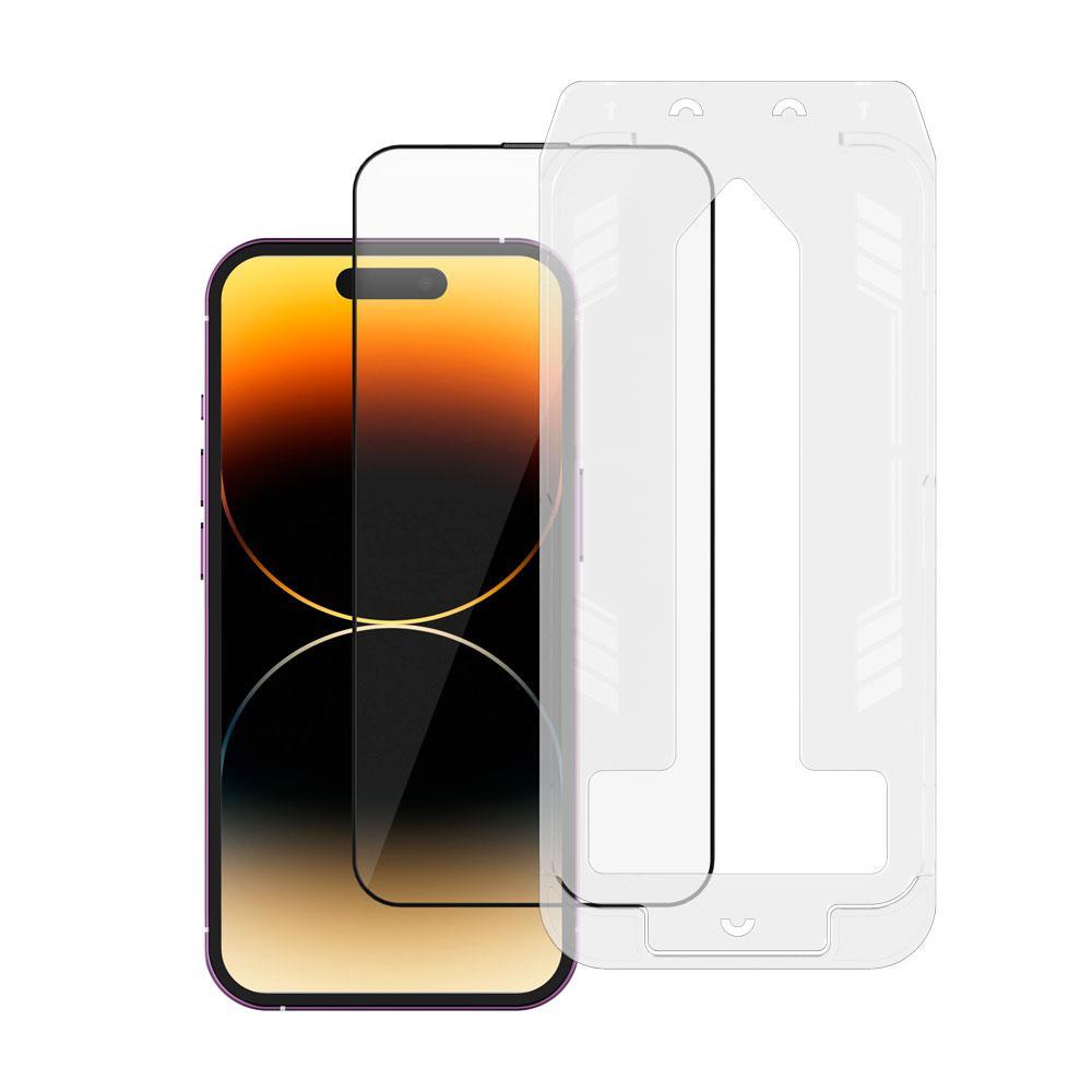 Película iPhone 15 Antiblue, iPlace, Transparente - 1