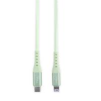 Cabo USB-C para Lightning de Silicone, 1,2 metros, Originais iPlace, Verde - 2