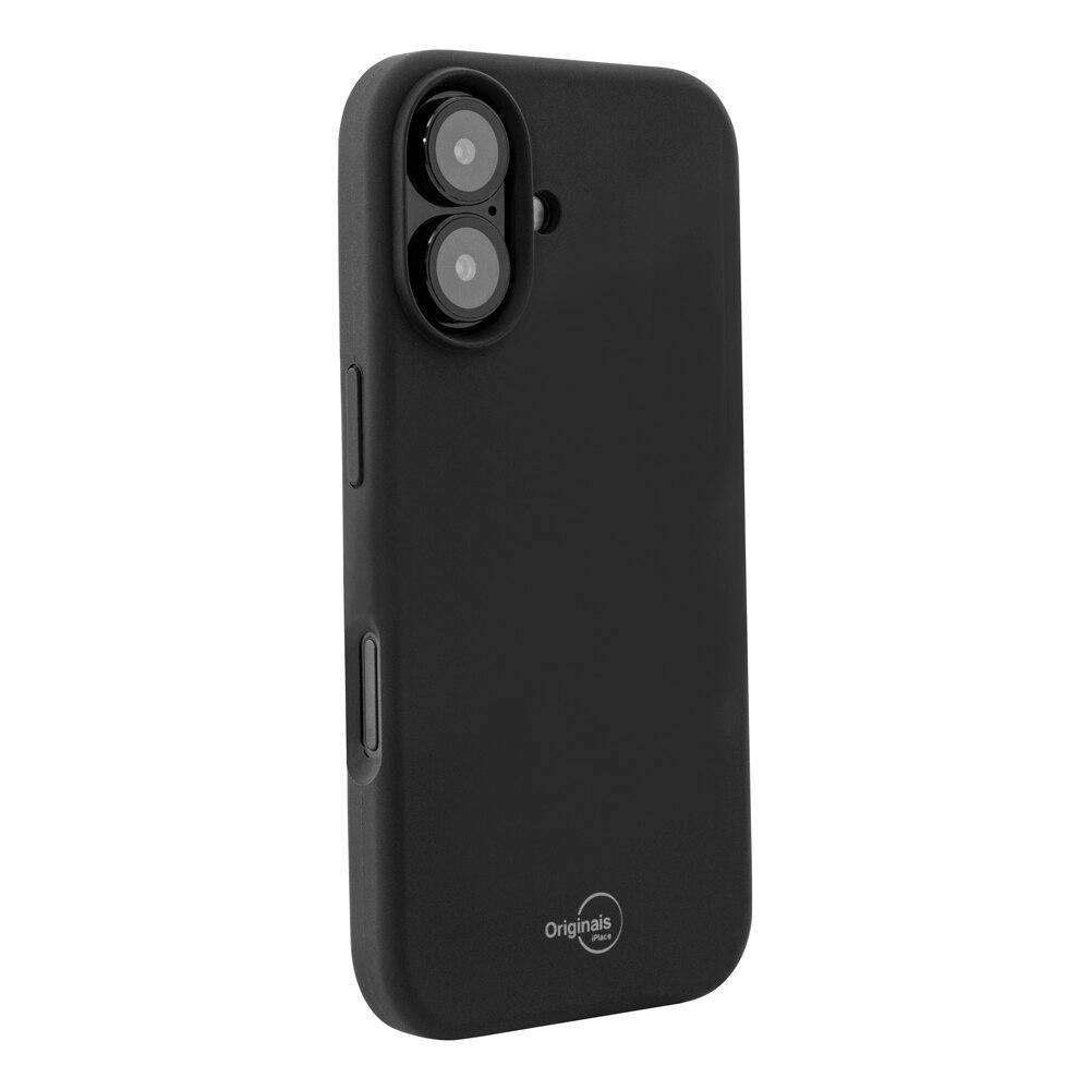 Capa iPhone 16, Originais iPlace, Silicone Essential, Preto - 2