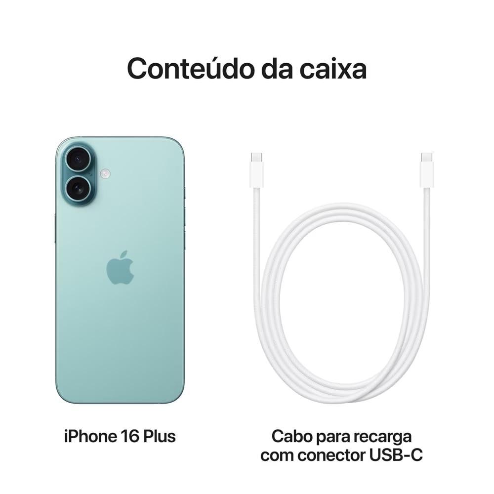 Apple iPhone 16 Plus 128GB Verde-Acinzentado - 9