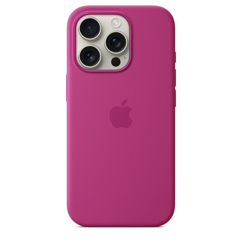 Capa com MagSafe iPhone 16 Pro, Apple, Silicone Fúcsia - 2
