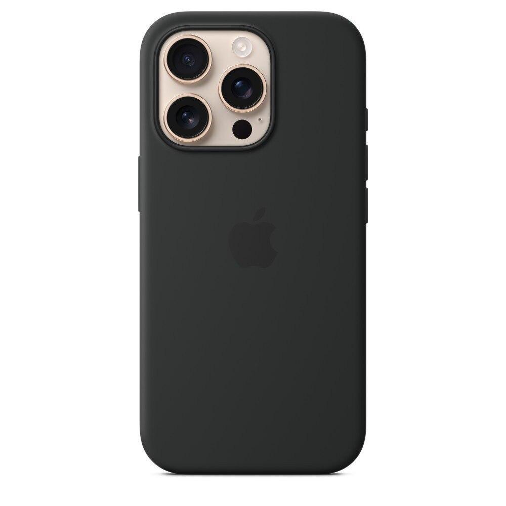 Capa com MagSafe iPhone 16 Pro, Apple, Silicone Preto - 1