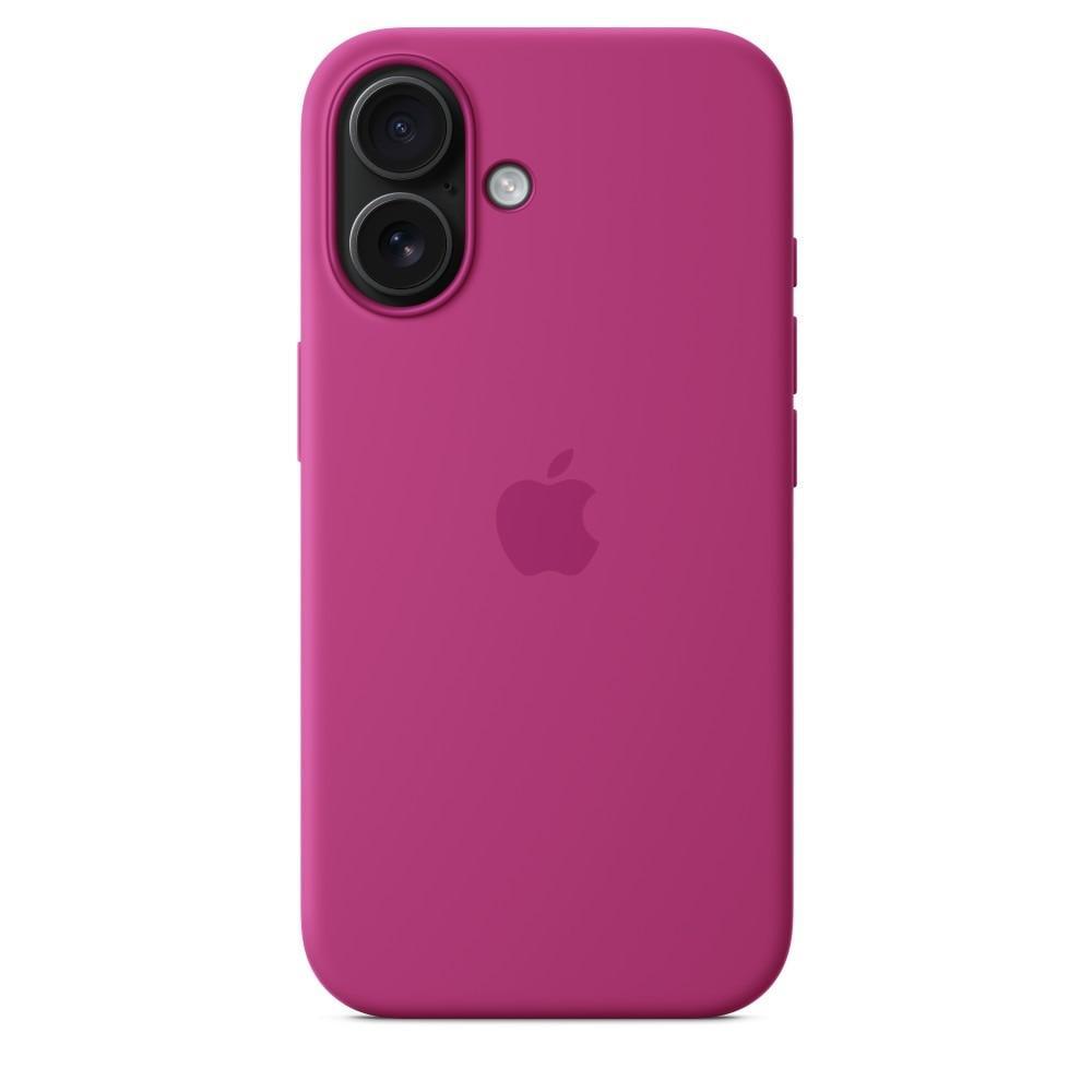 Capa com MagSafe iPhone 16, Apple, Silicone Fúcsia - 5