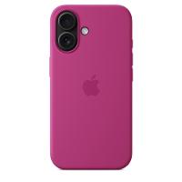 Capa com MagSafe iPhone 16, Apple, Silicone Fúcsia - 5
