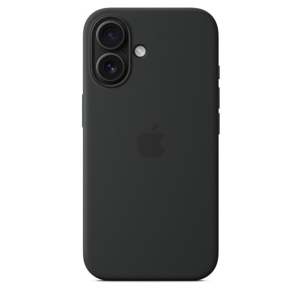 Capa com MagSafe iPhone 16, Apple, Silicone Preto - 5