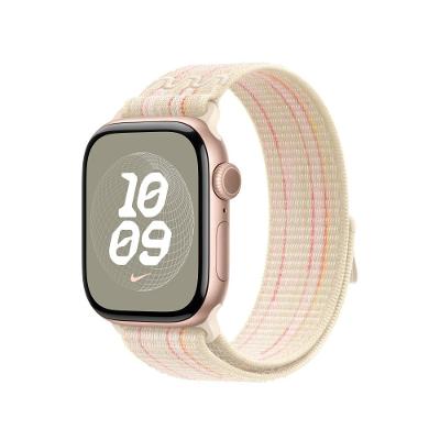 Pulseira Apple Watch 42 mm, Loop Esportiva Nike, Apple, Estelar-rosa
