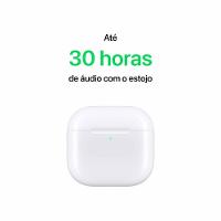 Apple AirPods 4 com Cancelamento Ativo de Ruído - Branco - 7