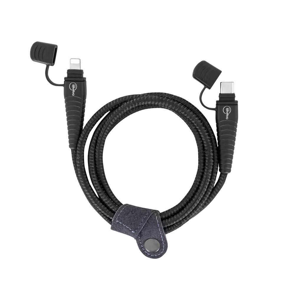 Cabo Lightning para USB-C 1,2m, Linha Fortaleza, iPlace - 3