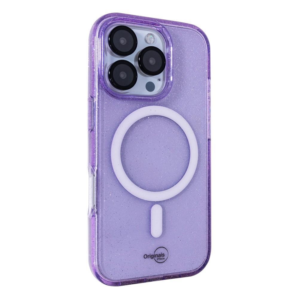 Capa iPhone 16 Pro Max Originais iPlace, Shine Indução, Lilás - 2